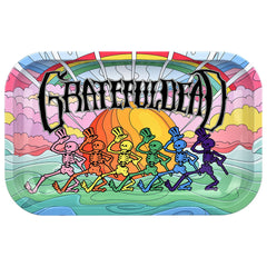 Grateful Dead x Pulsar Rolling Tray Kit | 11"x7" | Under the Rainbow - Discreet Smoker