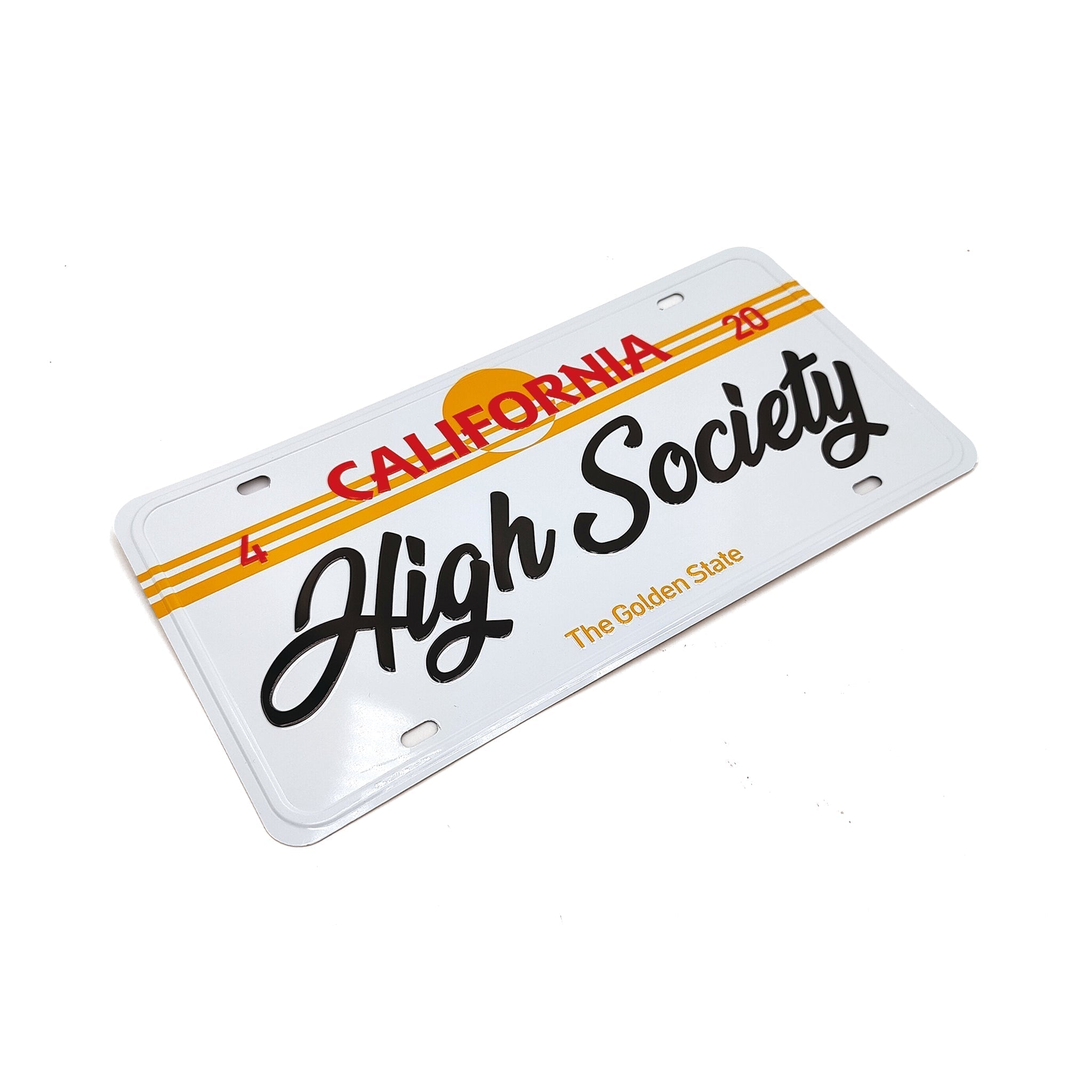 High Society | Limited Edition Collectors Car Plate - Discreet Smoker