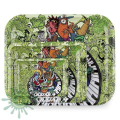 Ooze Rolling Tray - Metal - Large - Discreet Smoker
