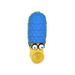 Marge Simpson Hair Lady Silicone Hand Pipe - 3.5" - Discreet Smoker