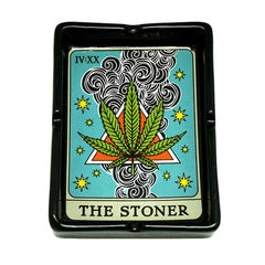 The Stoner Tarot Card Ceramic Ashtray - Discreet Smoker