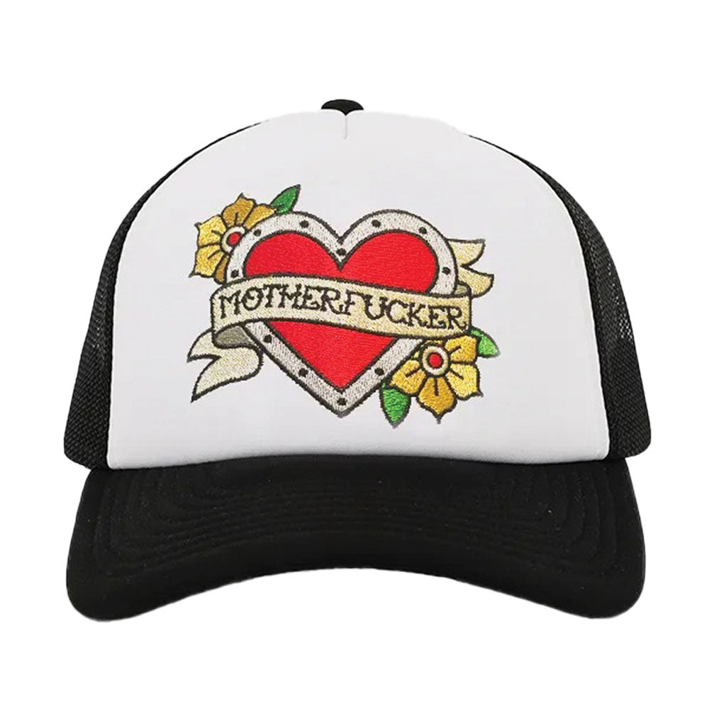 Wood Rocket Motherfucker Tattoo Heart Snapback Hat - Discreet Smoker