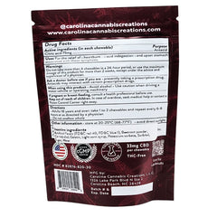 Daily Support Chewables | CBD | Cherry 30ct bag | Carolina Cannabis Creations - Discreet Smoker