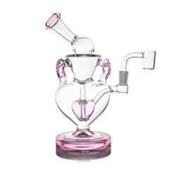 MJ Arsenal Melting Hearts Mini Dab Rig Valentine's Day - Discreet Smoker