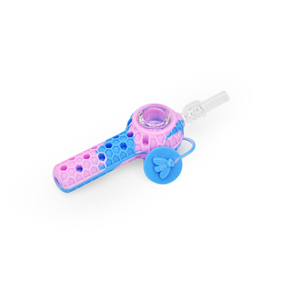 Ritual - 4'' Silicone Nectar Spoon - Cotton Candy - Discreet Smoker