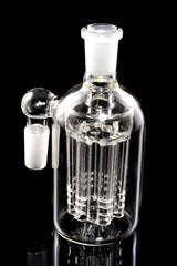 Glass-on-Glass 14.5 mm Male-to-Female 90° Ash Catcher – 8-Arm Tree Perc – 4½″
