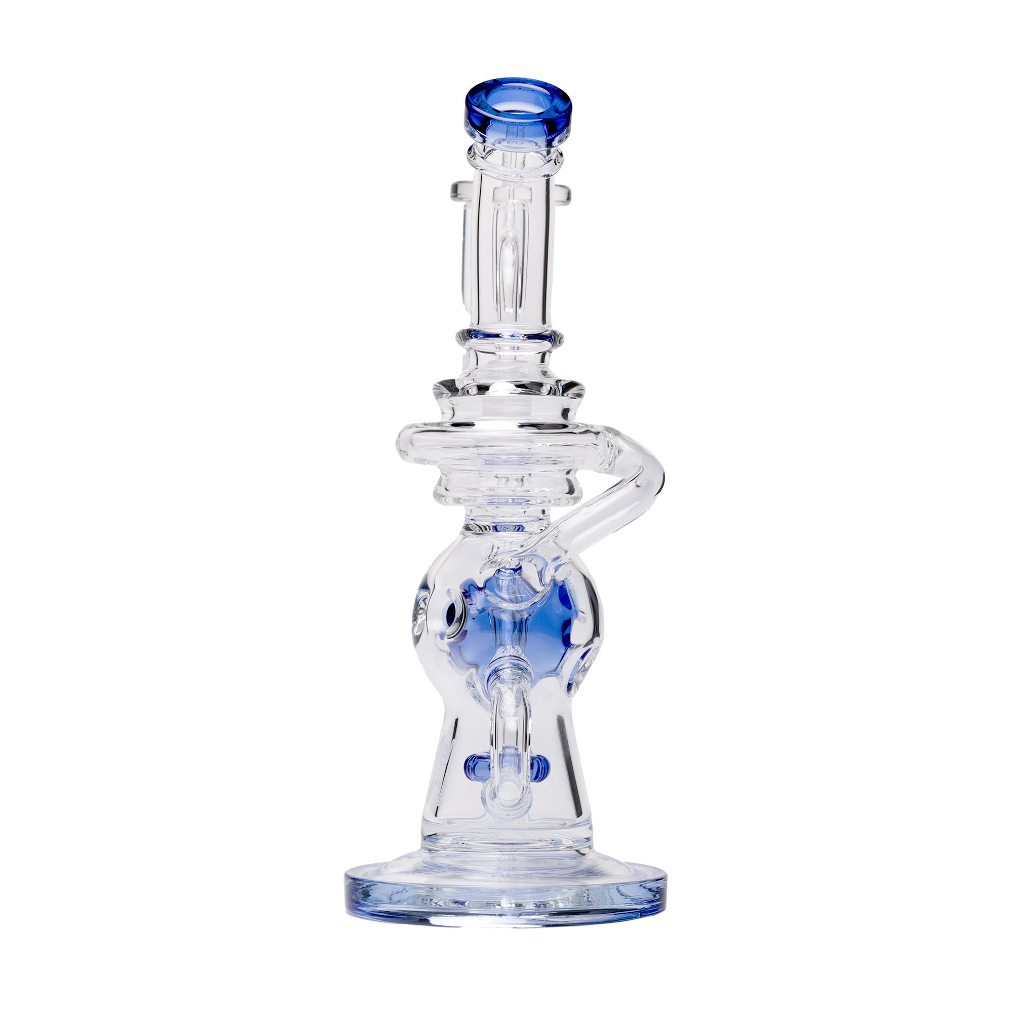 Human Grade 7" Swiss Rig Water Pipe - Discreet Smoker