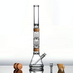 22" Alpha + Dual UFO Perc Bong - Discreet Smoker