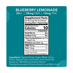 Mdrn Mood Blueberry Lemonade - 50mg CBD / 10mg THC (20ct) - Discreet Smoker