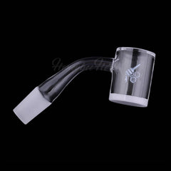 HONEY & MILK BEVEL QUARTZ BANGER - 45° DEGREE | YL - Discreet Smoker