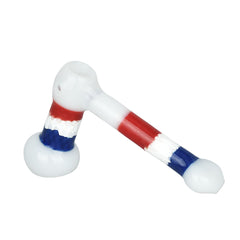 Hip Honeycomb Hammer Bubbler Pipe | 5.5" - Discreet Smoker