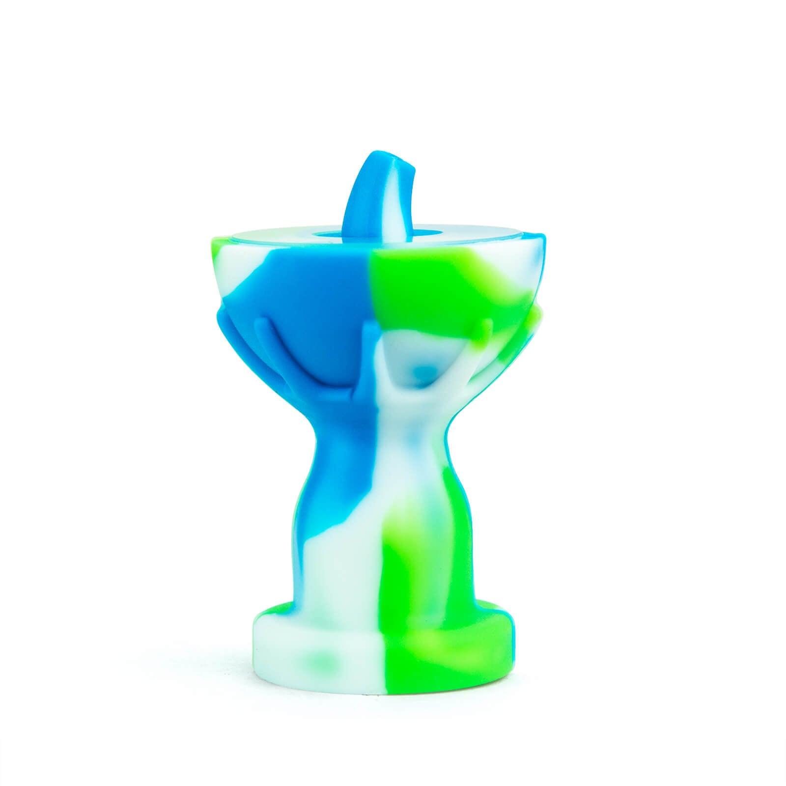 Silicone Carb Cap With Glass Bowl Screen - Discreet Smoker