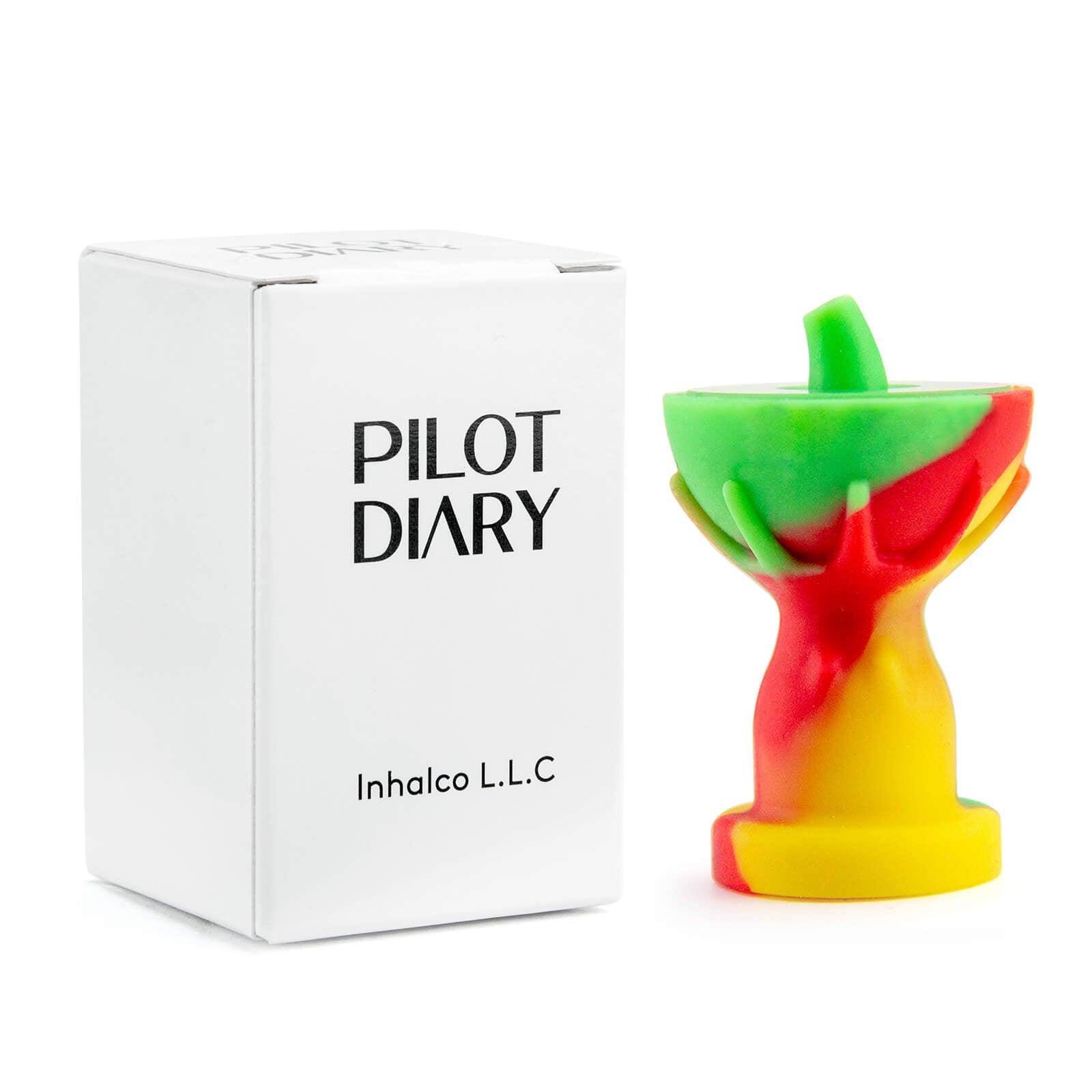 Silicone Carb Cap With Glass Bowl Screen - Discreet Smoker