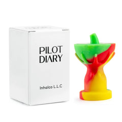 Silicone Carb Cap With Glass Bowl Screen - Discreet Smoker