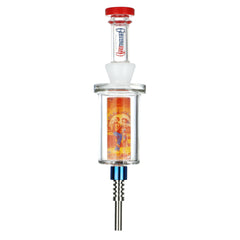 Grateful Dead x Pulsar Inside Print Vapor Vessel & SYF Dab Dish - 9.25" / Sunset Dance - Discreet Smoker