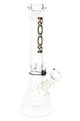 ROOR 5 mm Beaker Bong with Ice Pinch – Glass-on-Glass Classic - Discreet Smoker