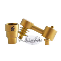 TITANIUM 4 IN 1 SIDECAR HYBRID BANGER DAB NAIL - Discreet Smoker
