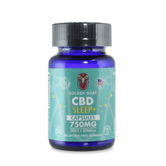 CBD+Sleep Capsules – Broad Spectrum – 750MG – 30ct - Discreet Smoker