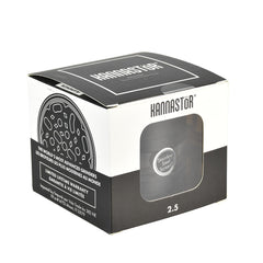 Kannastor Grinder Stainless Steel EZ Screen - 4pc/2.5"/Black - Discreet Smoker