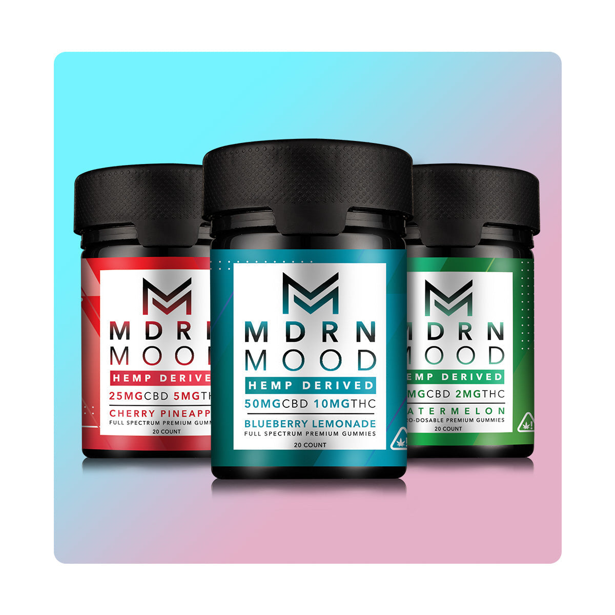 Mdrn Mood 3pack - Mixed Variety (60ct) - Discreet Smoker