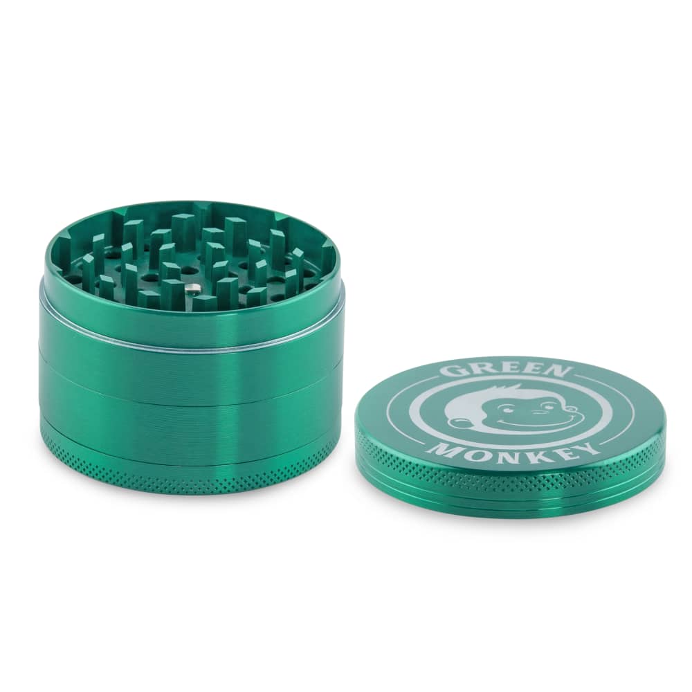 Green Monkey Grinder - Capuchin 4pc - 63mm - Discreet Smoker