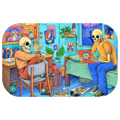 Grateful Dead x Pulsar Rolling Tray Kit | 11"x7" | Roomies - Discreet Smoker