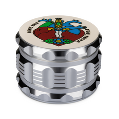 Bluebus GA 2.5 Inch Grinder Silver (Old School Edition) - Discreet Smoker