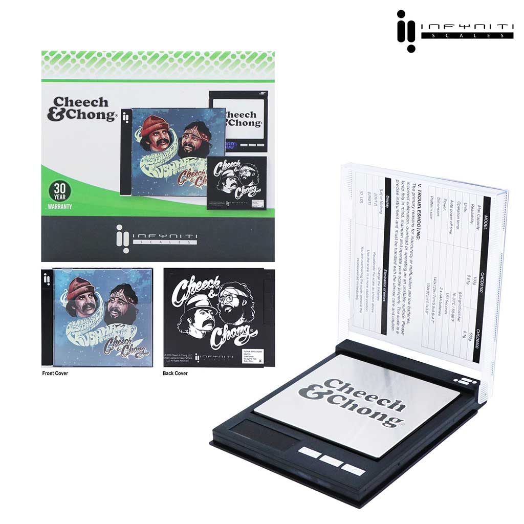 Cheech and Chong CD - 500g X 0.1g Pocket Scale - Discreet Smoker