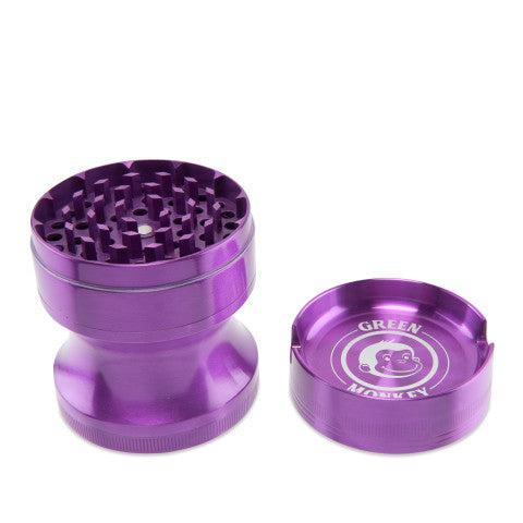 Green Monkey Grinder - Chacma 4pc with Ashtray - 63mm - Discreet Smoker