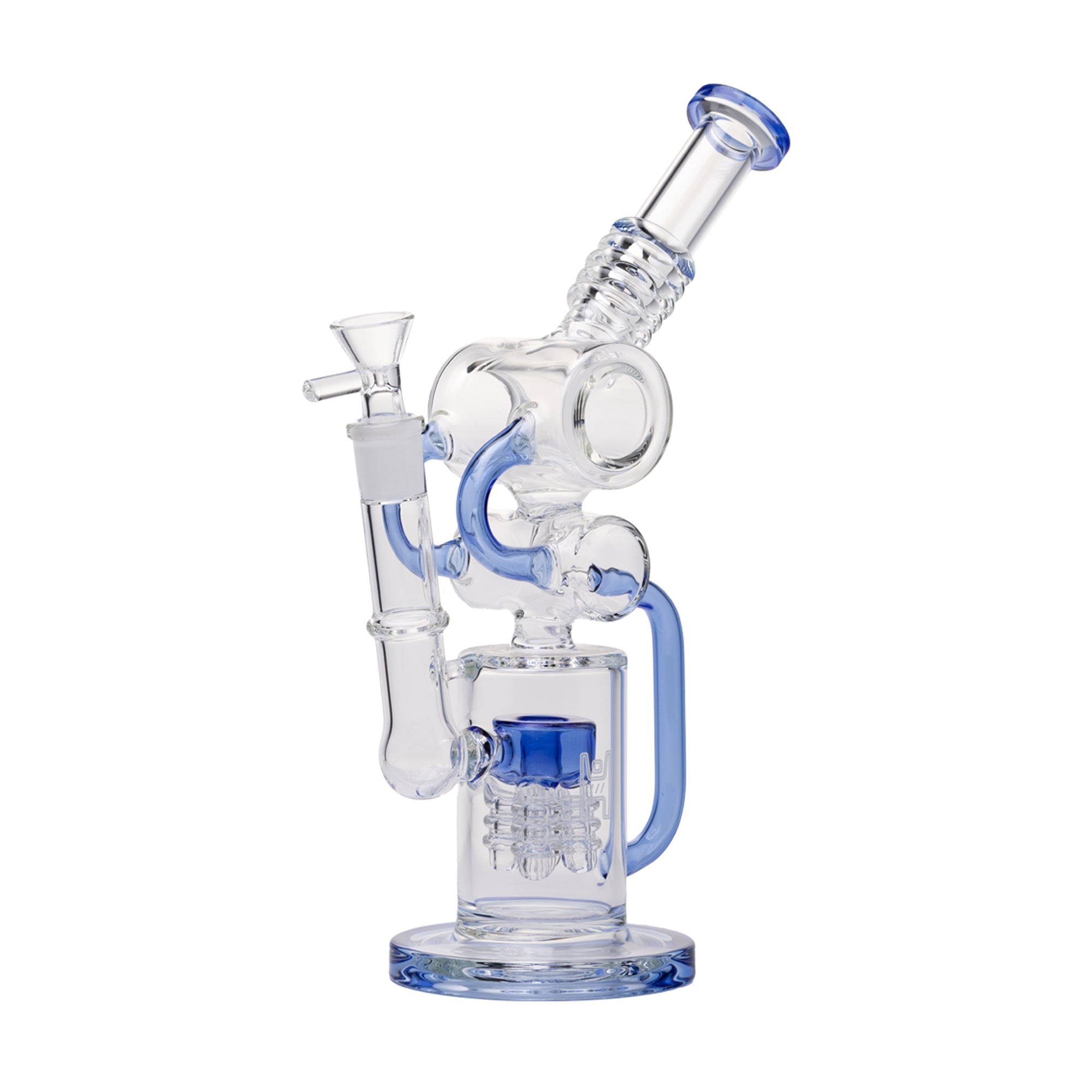 Human Grade Raygun Glass Water Pipe Percolator - Discreet Smoker