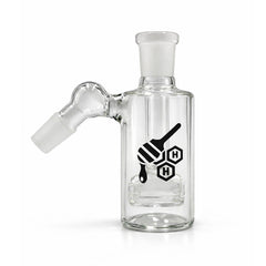 HONEYBEE HERB BARREL PERC ASH CATCHER - Discreet Smoker