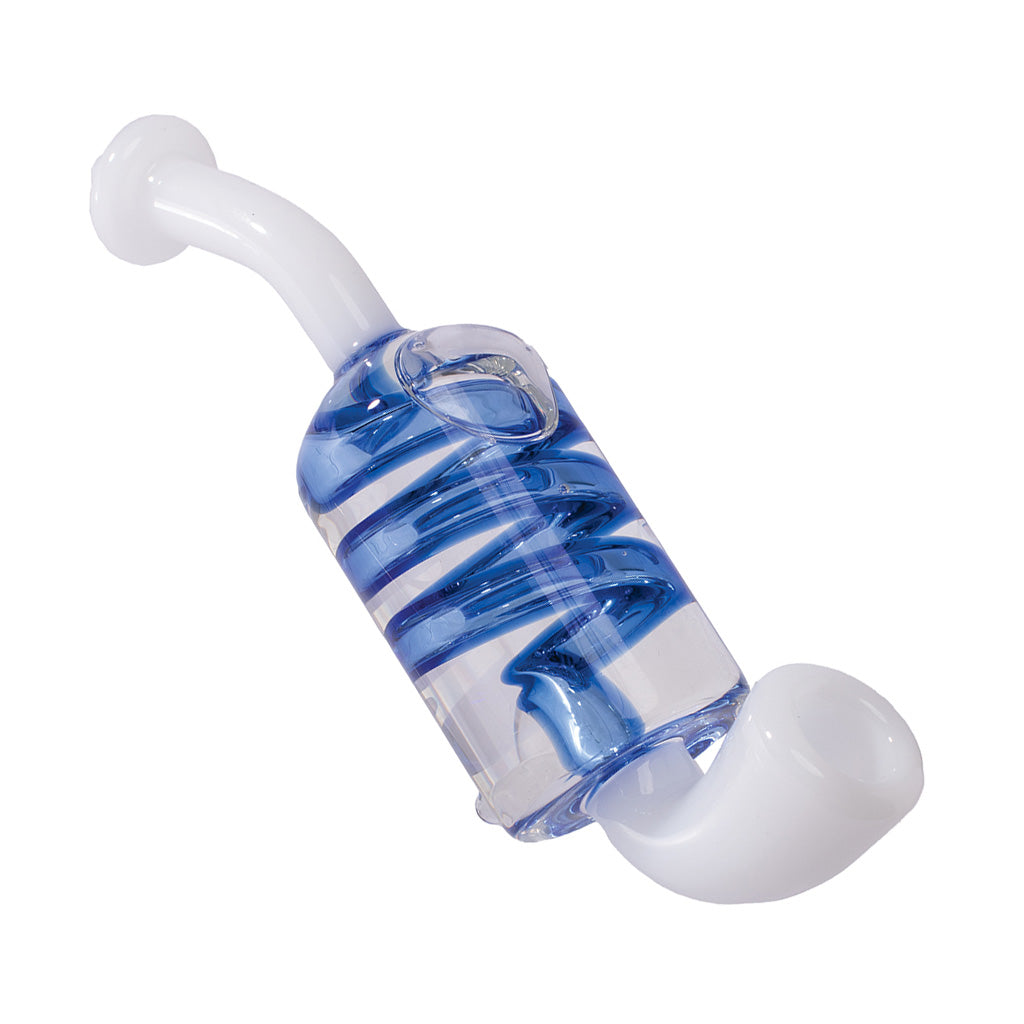 COIL GLYCERIN SHERLOCK HAND PIPE - Discreet Smoker