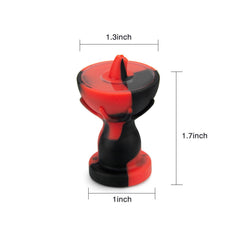 Silicone Carb Cap With Glass Bowl Screen - Discreet Smoker