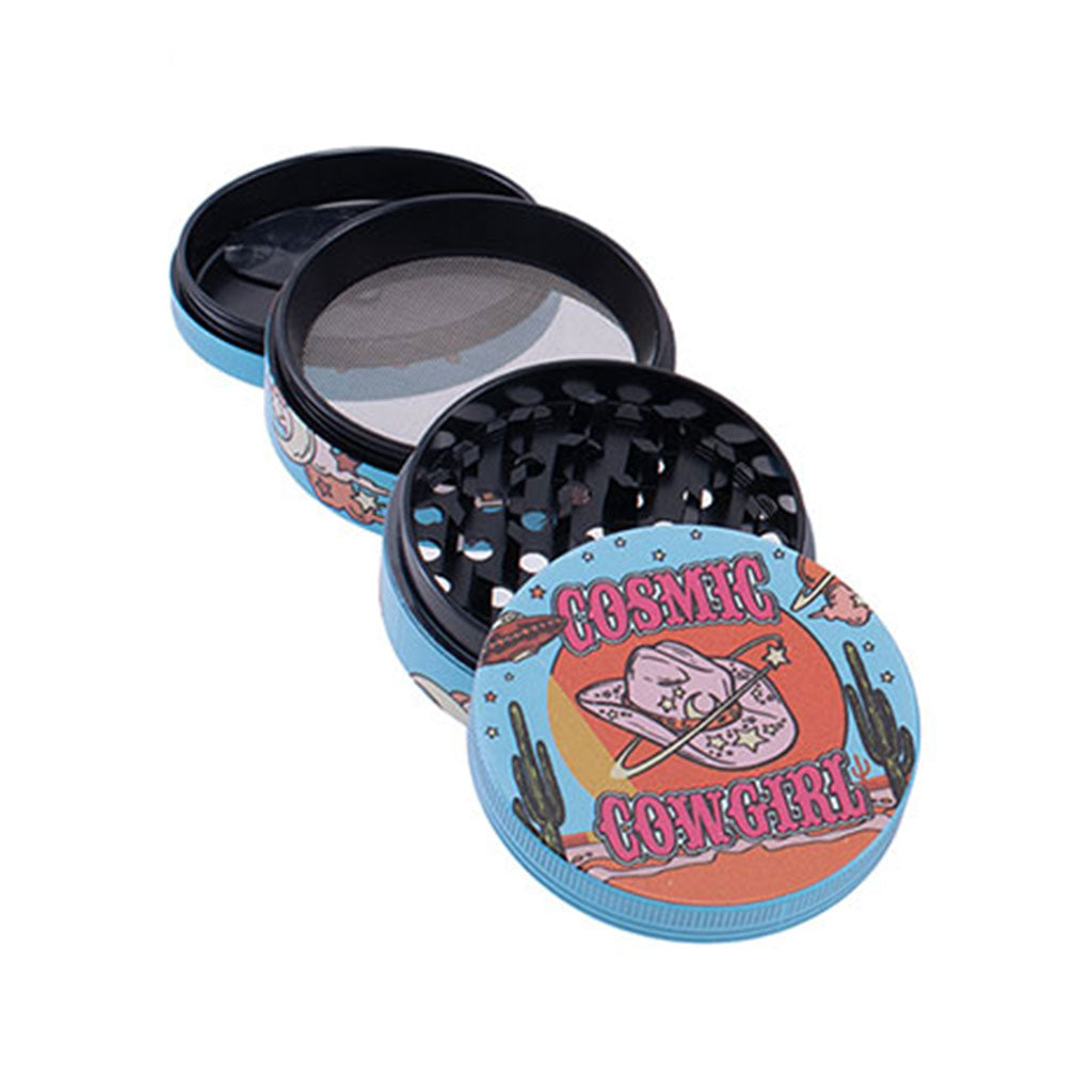 COSMIC COWGIRL WACKY GRINDER - Discreet Smoker