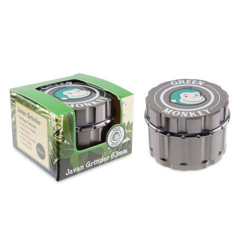 Green Monkey Grinder - Javan 4pc - 63mm - Discreet Smoker
