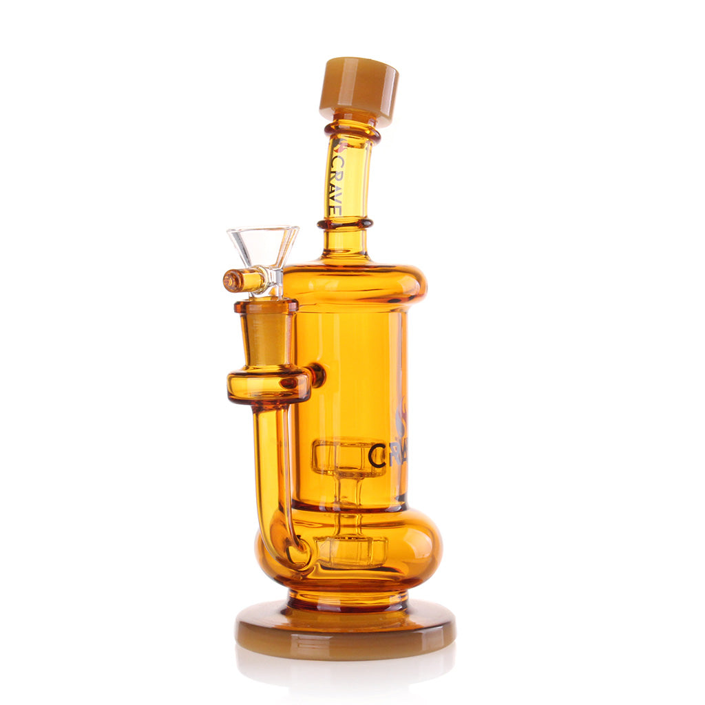 CRAVE DUAL CHAMBER RECYCLER DAB RIG - Discreet Smoker