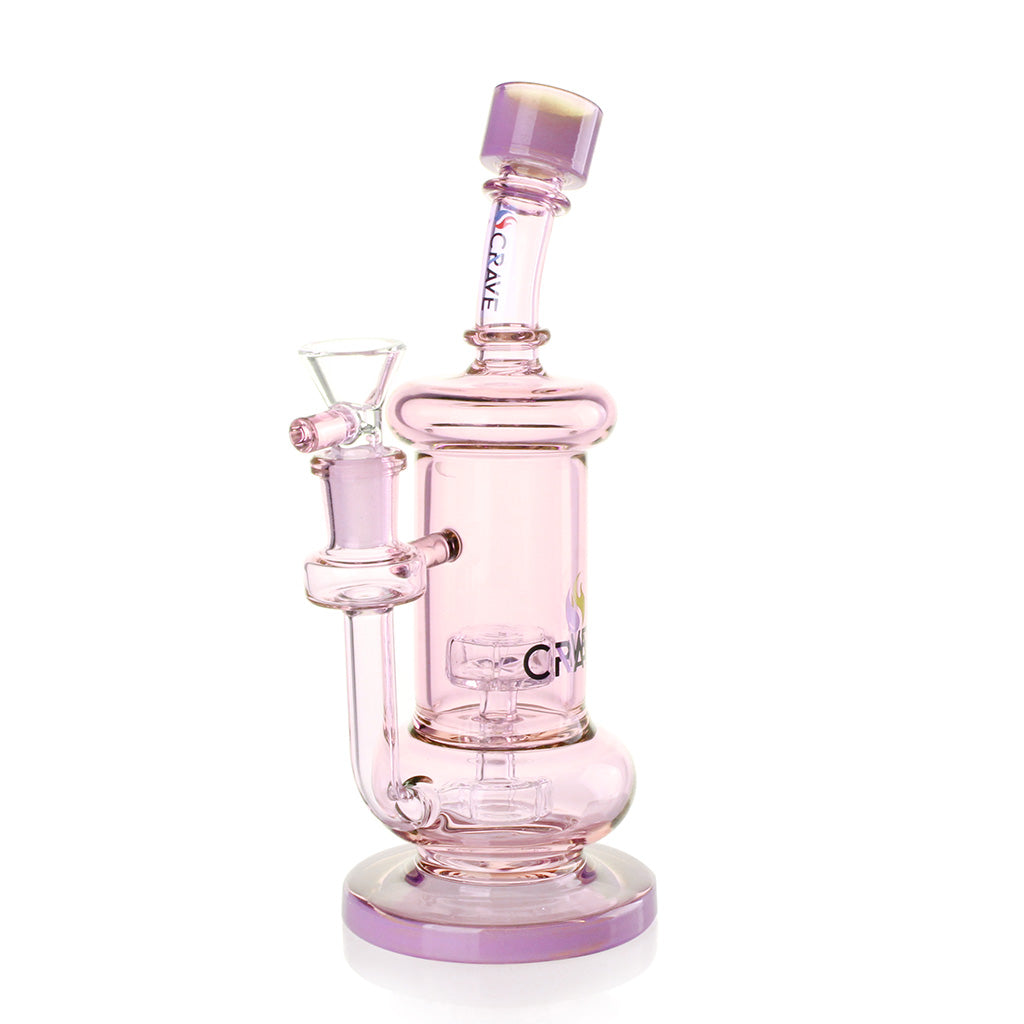 CRAVE DUAL CHAMBER RECYCLER DAB RIG - Discreet Smoker