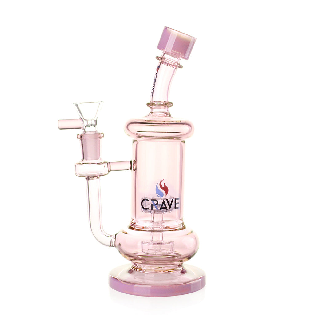 CRAVE DUAL CHAMBER RECYCLER DAB RIG - Discreet Smoker