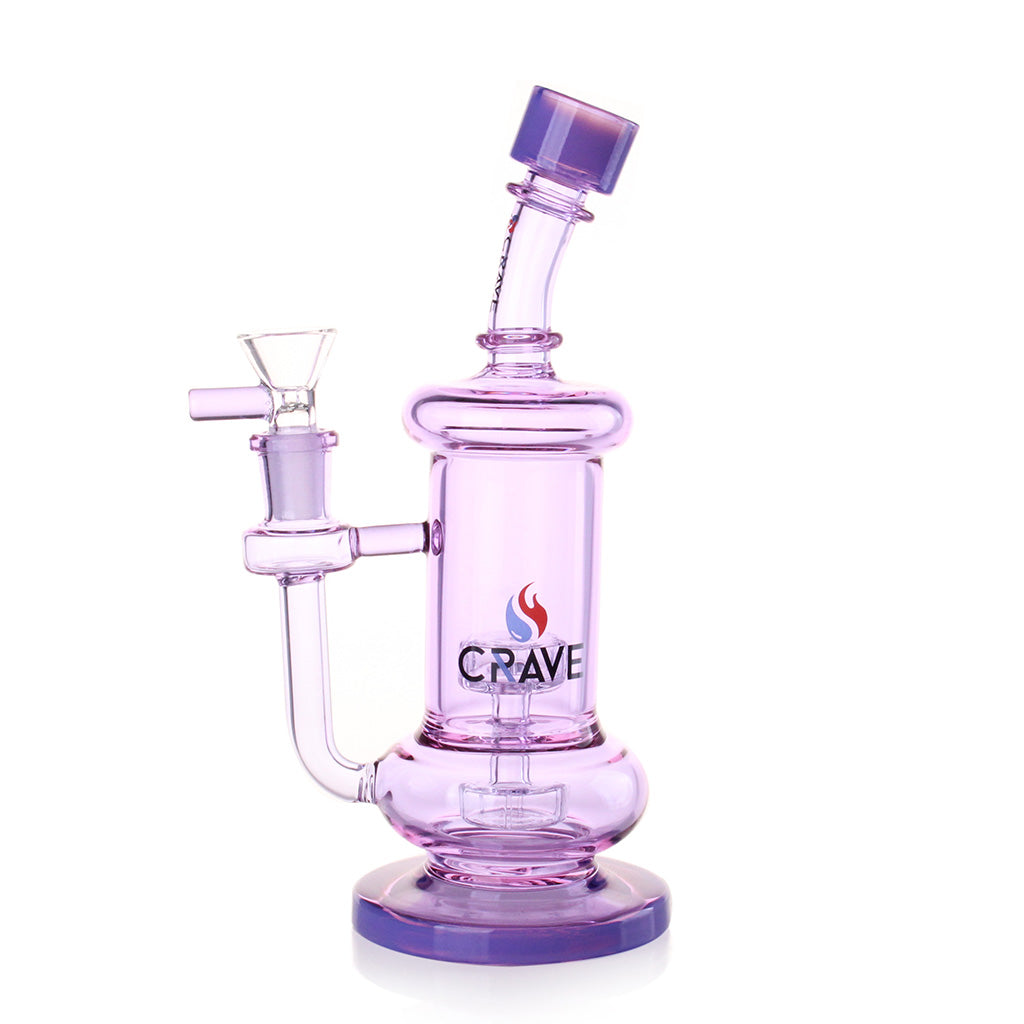 CRAVE DUAL CHAMBER RECYCLER DAB RIG - Discreet Smoker