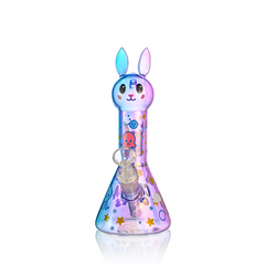 Cute Bunny Beaker Bong with Tree Perc | Croia Glass - Discreet Smoker