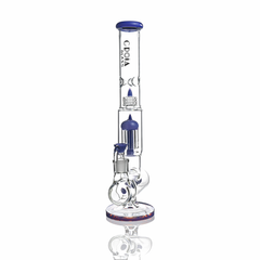 17" Triple Perc Scientific Glass Bong | Croia Glass - Discreet Smoker