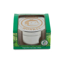 Green Monkey Grinder - Capuchin 4pc - 75mm - Discreet Smoker