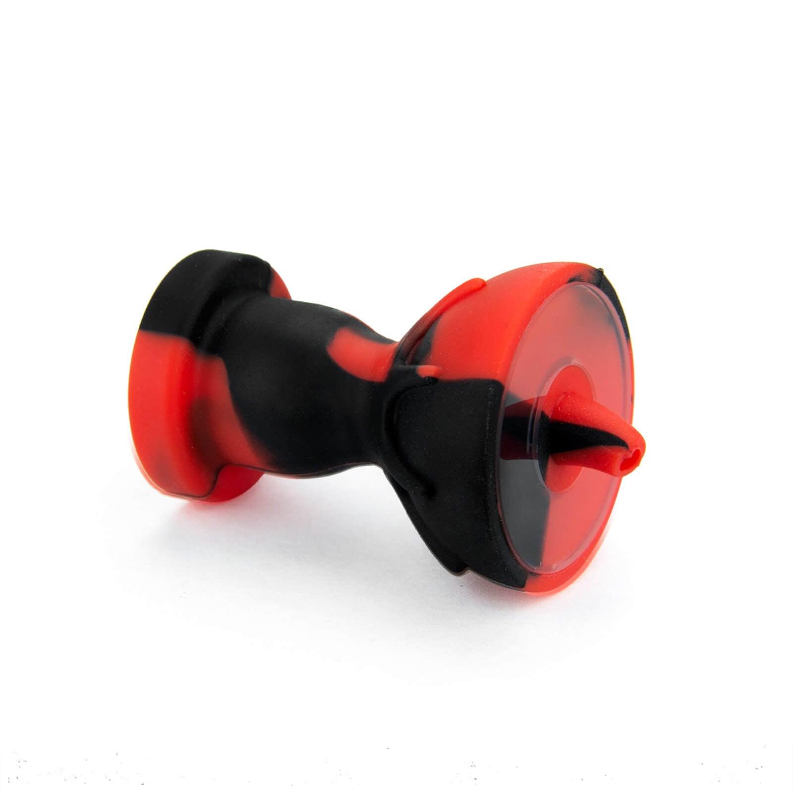 Silicone Carb Cap With Glass Bowl Screen - Discreet Smoker