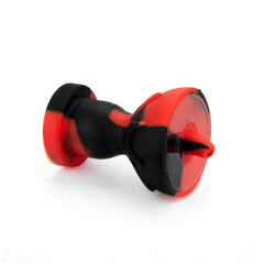 Silicone Carb Cap With Glass Bowl Screen - Discreet Smoker