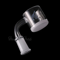 HONEY & MILK XL BEVEL QUARTZ BANGER - 90° DEGREE | YL - Discreet Smoker