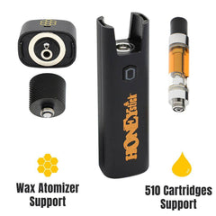 HoneyStick Pocket Plasma Dual Use Dab Pen and 510 Cart Battery - 950mAh - Discreet Smoker