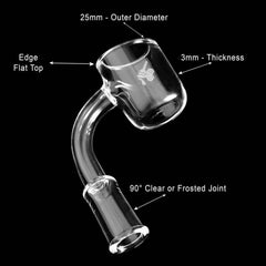 ORIGINAL QUARTZ BANGER - 90° DEGREE | YL - Discreet Smoker