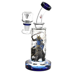 Wormhole Raging Ronin Water Pipe | 8" - Discreet Smoker