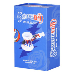 Grateful Dead x Pulsar Bolt Wig Wag Glass Hammer Hand Pipe - 4" - Discreet Smoker