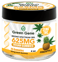 Green Genie CBD Vegan Pectin Infused Gummies w/ B12 Vitamins (625MG - 2500MG) - Discreet Smoker